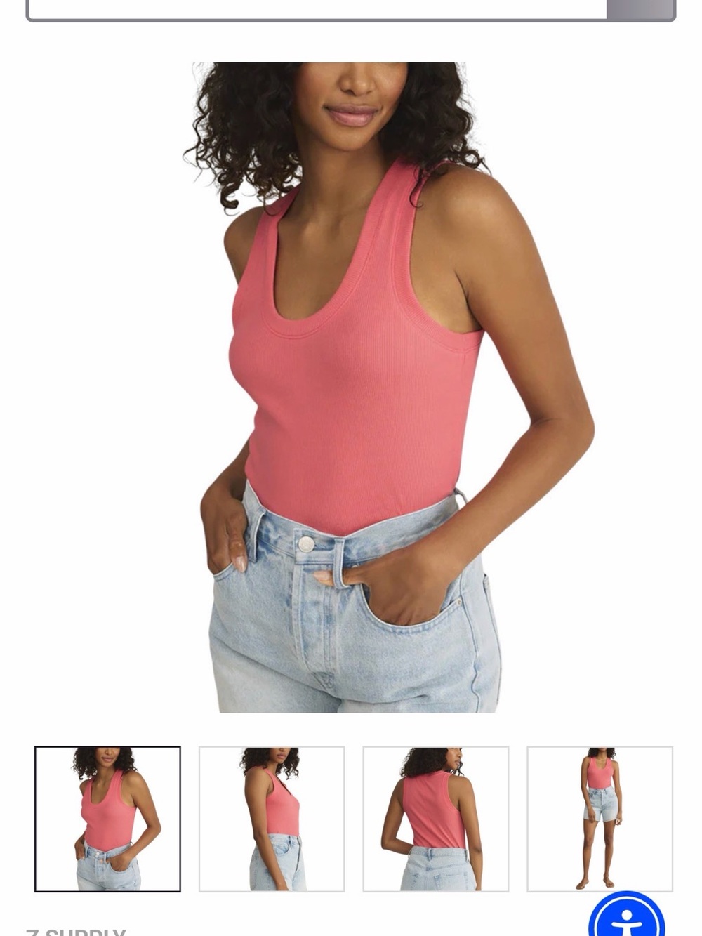 Z Supply Sirena Ribbed Tank - Picture 3 of 3